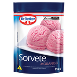 Preparo para Sorvete de Morango - 150g - Dr. Oetker