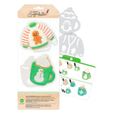 Kit Cortadores Biscoitos de Natal Ugly Sweater  - Sweet Sugarbelle