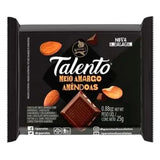 Chocolate Talento Meio Amargo Amêndoas  - 25g - Garoto