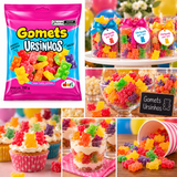 Goma Gomets Urso Frutas - 700g - Dori