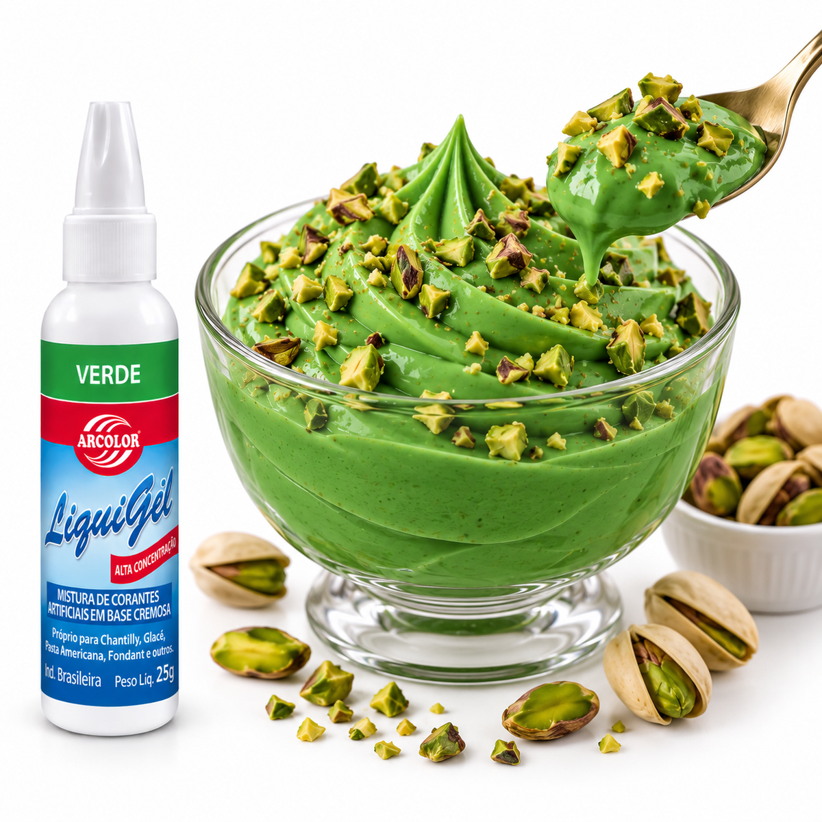 Corante Liquigel Verde - 25g - Arcolor