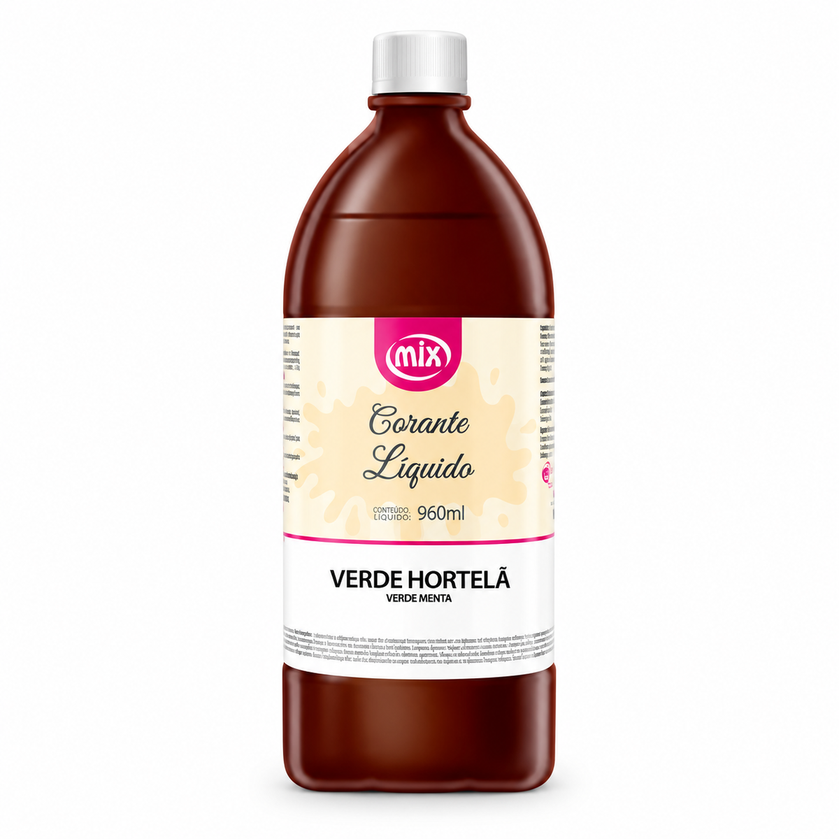Corante Verde Hortelã - 960ml - Mix